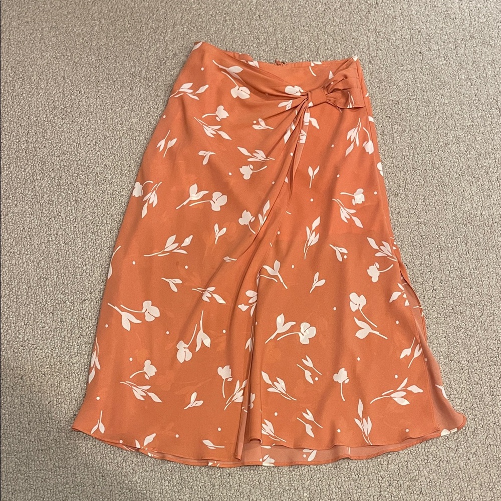 Lush A-Line Skirt in pink Floral